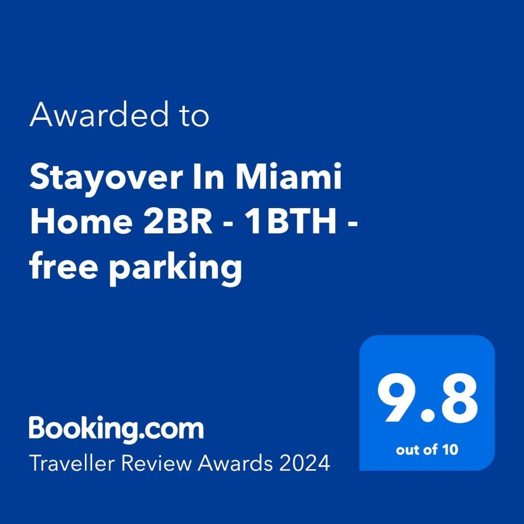 Stayover In Miami Home 2Br - 1Bth - Free Parking ภายนอก รูปภาพ